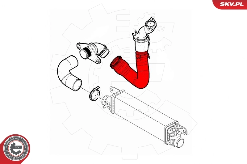 Charge Air Hose 43SKV400