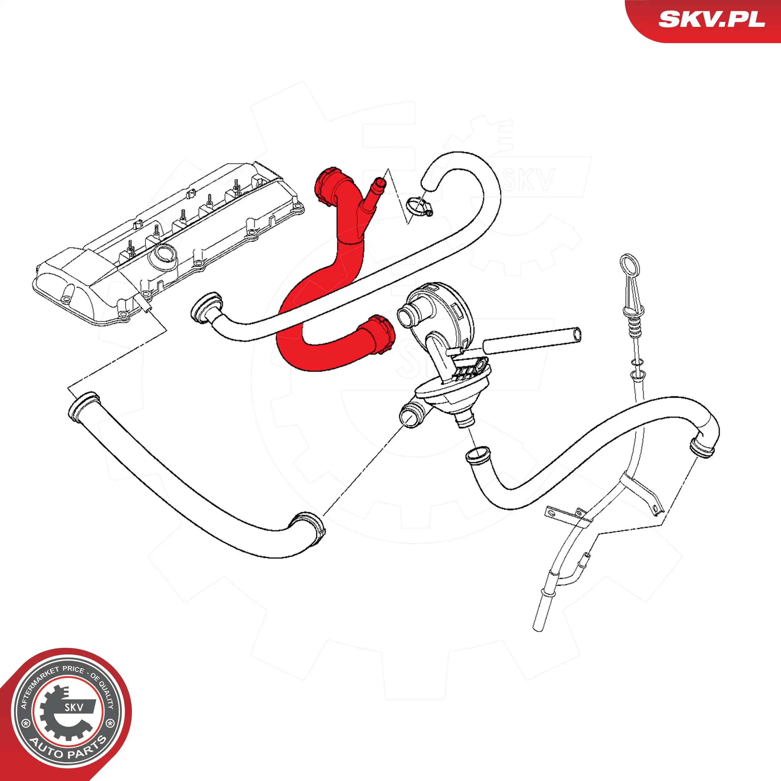 Hose, crankcase ventilation 54SKV746