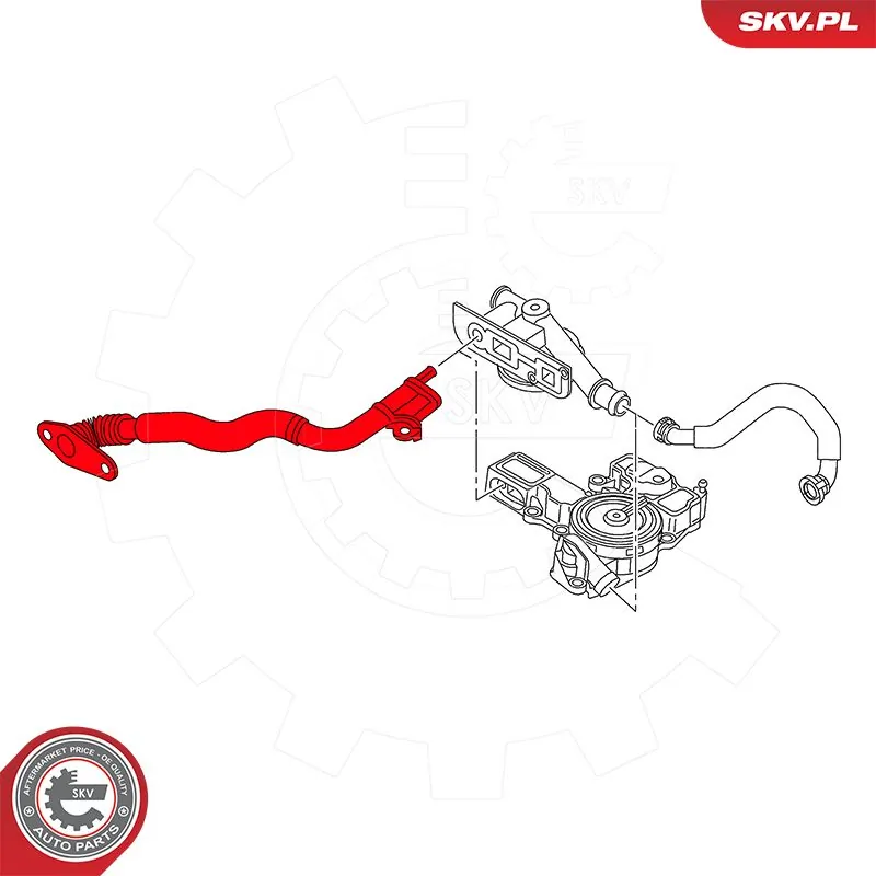 Hose, crankcase ventilation 54SKV035