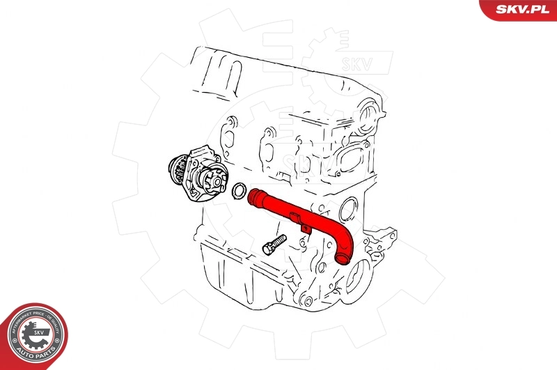 Coolant Pipe 43SKV787