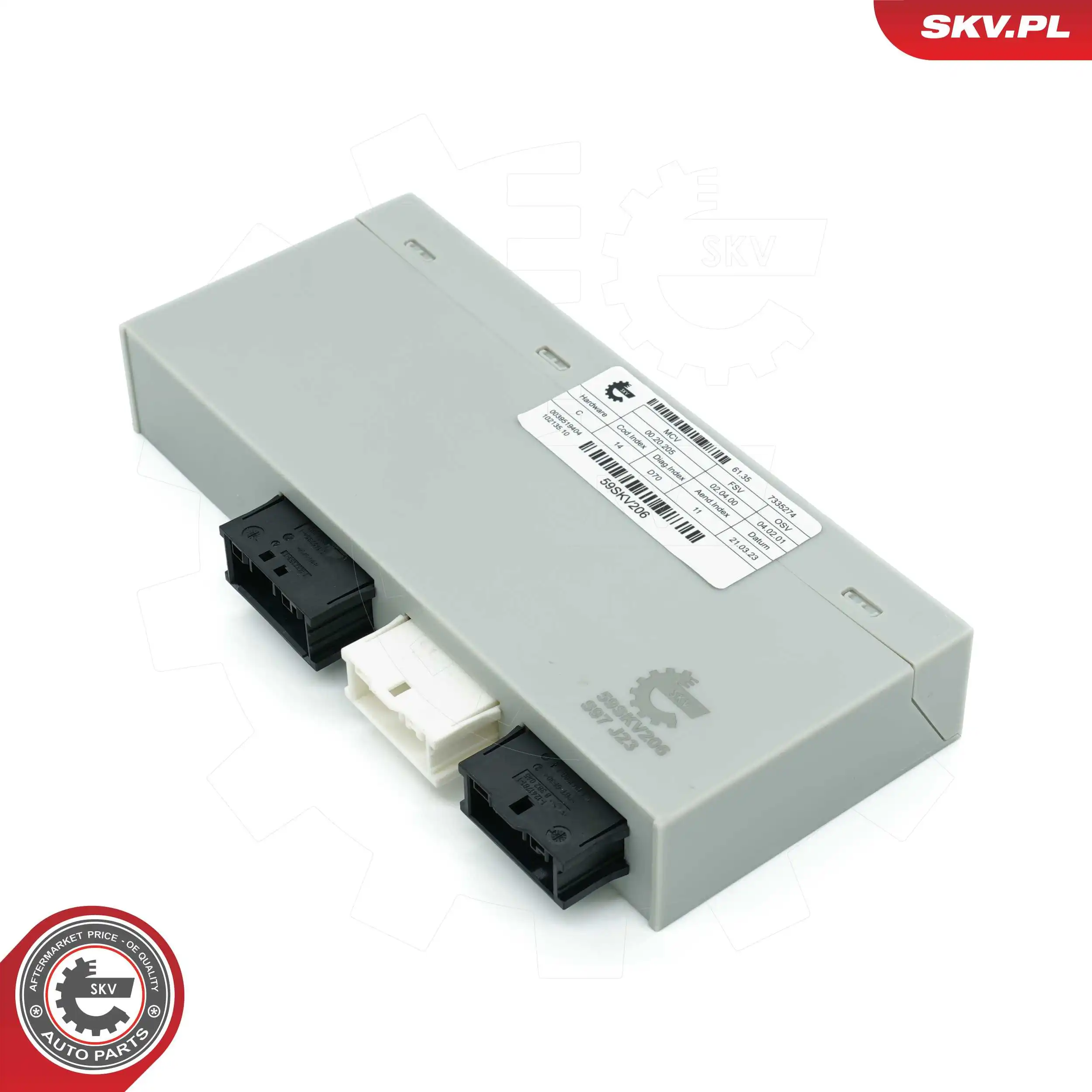 ESEN SKV 59SKV206 Cable Repair Kit, control unit (tailgate opening)
