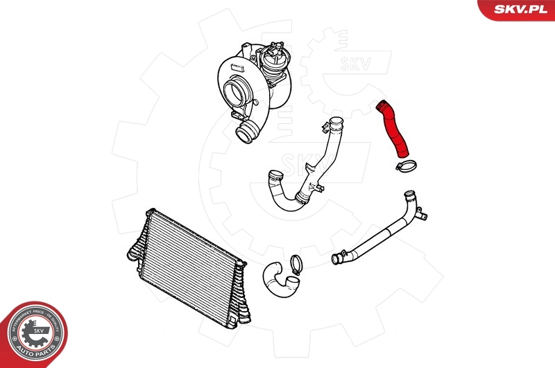 ESEN SKV 24SKV899 Charge Air Hose
