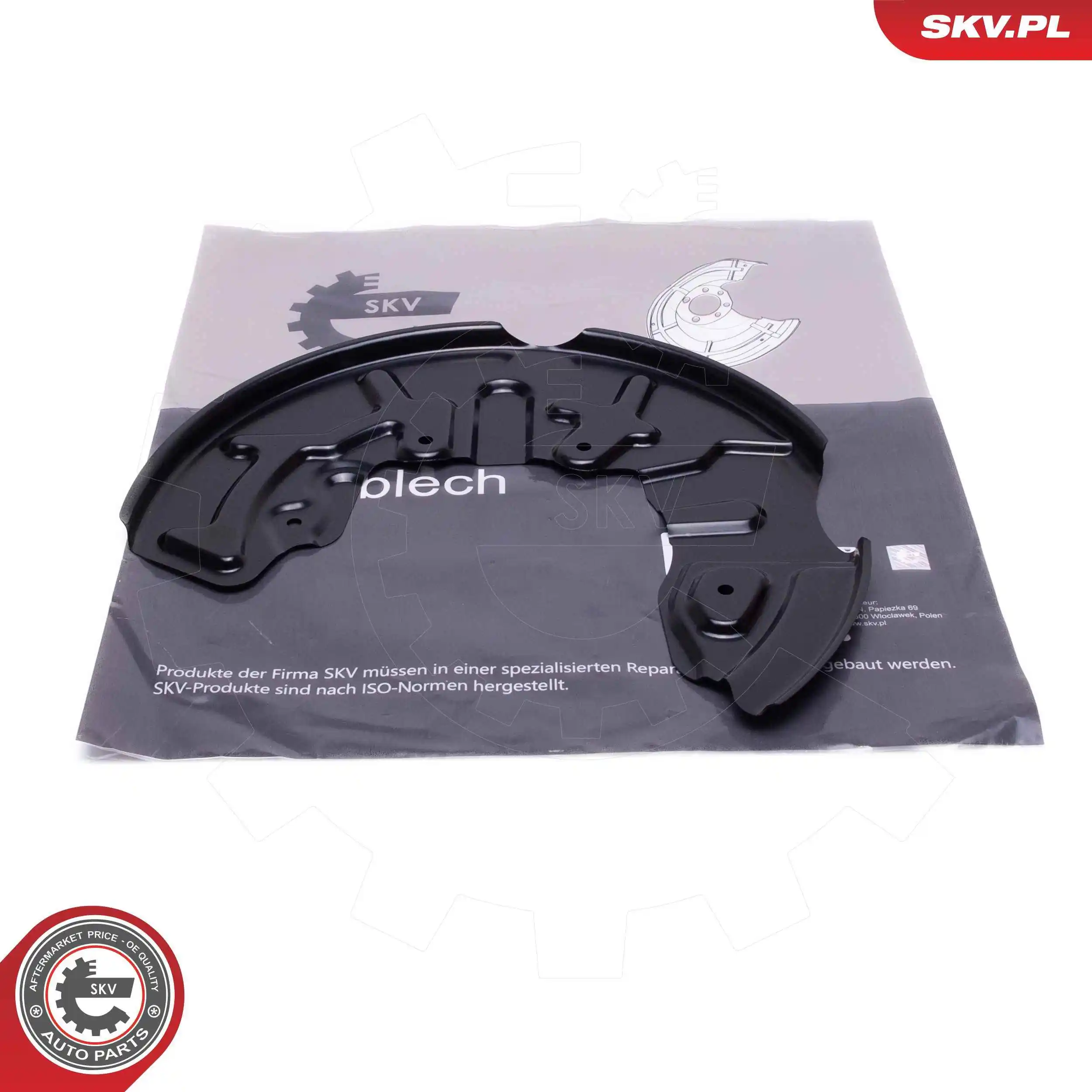 Splash Guard, brake disc 57SKV254