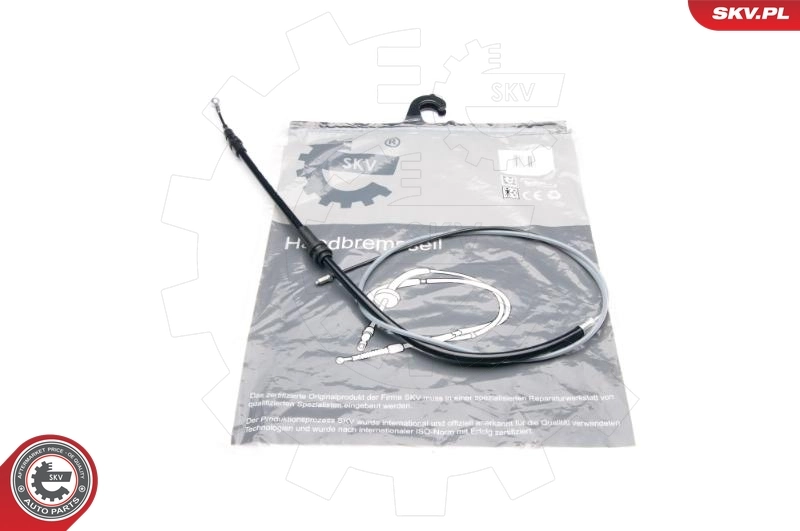 Cable Pull, parking brake 25SKV626
