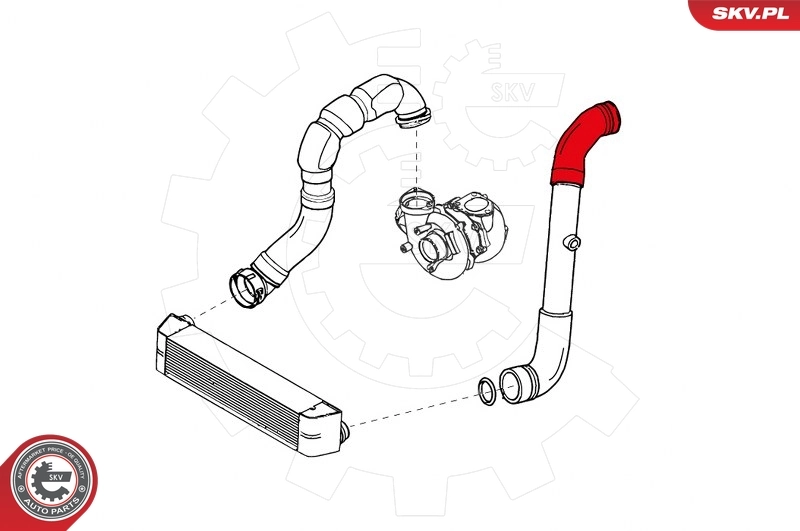 Charge Air Hose 24SKV858