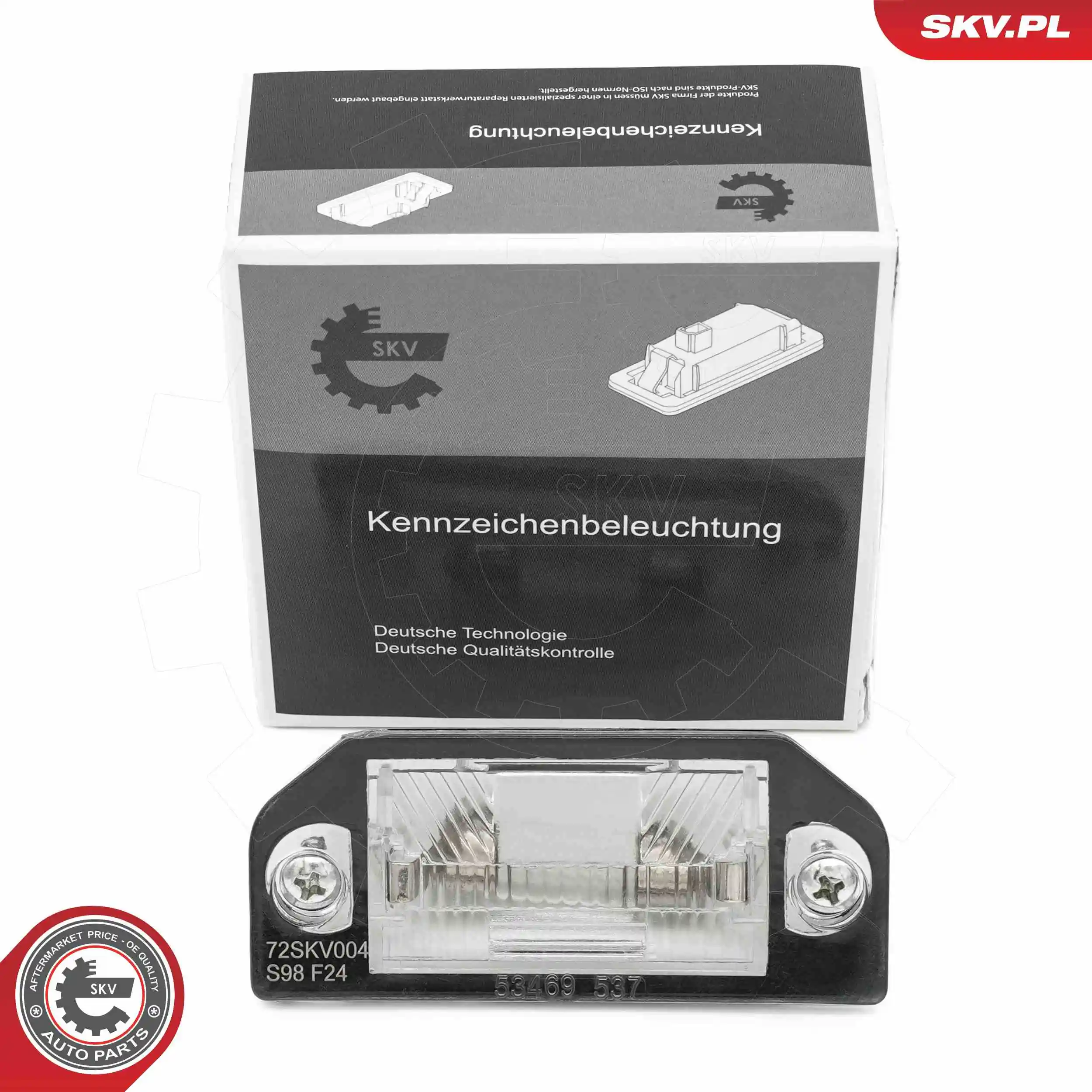 Licence Plate Light 72SKV004