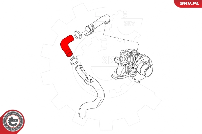 Charge Air Hose 24SKV525