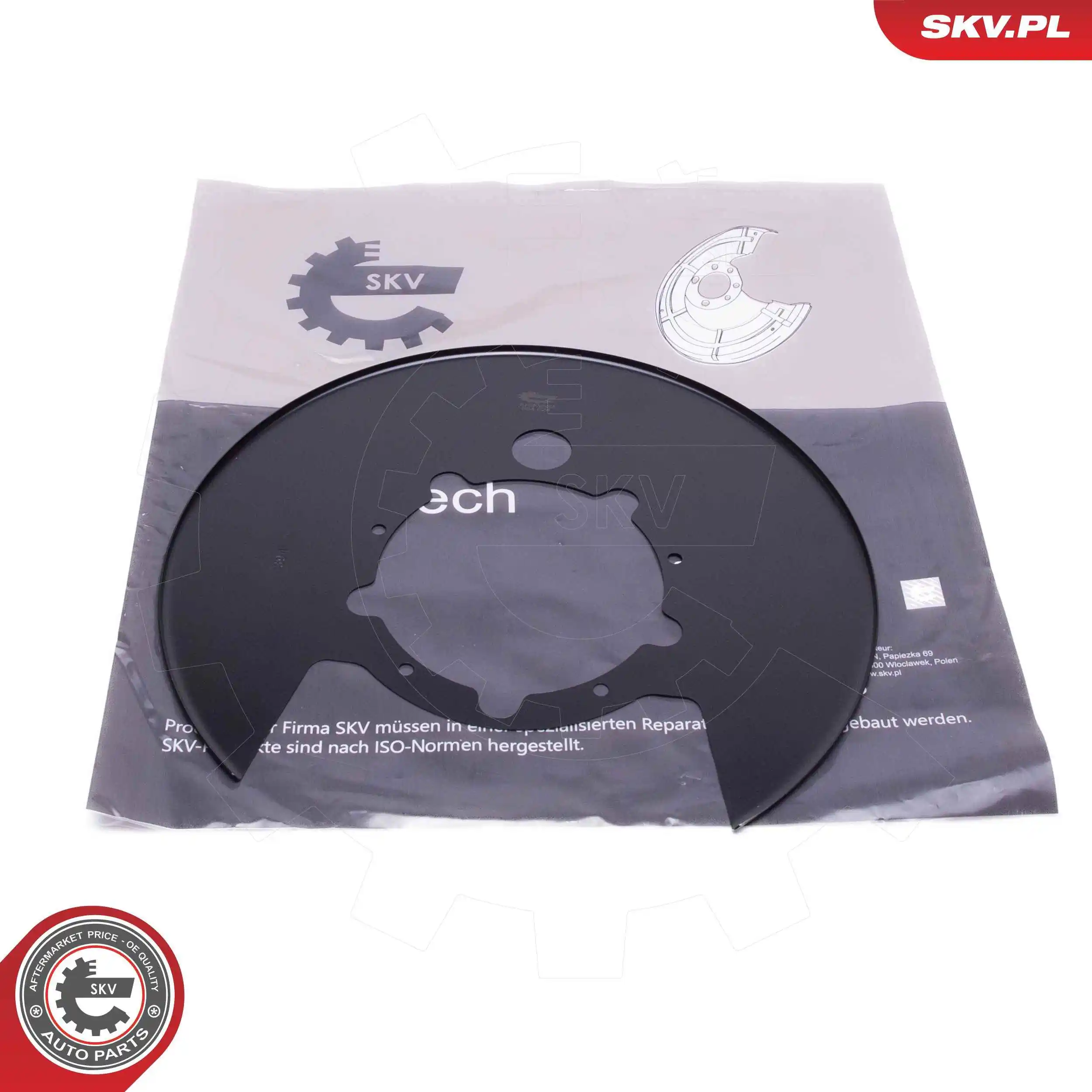 Splash Guard, brake disc 57SKV522