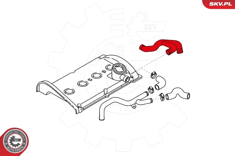 Hose, crankcase ventilation 31SKV135