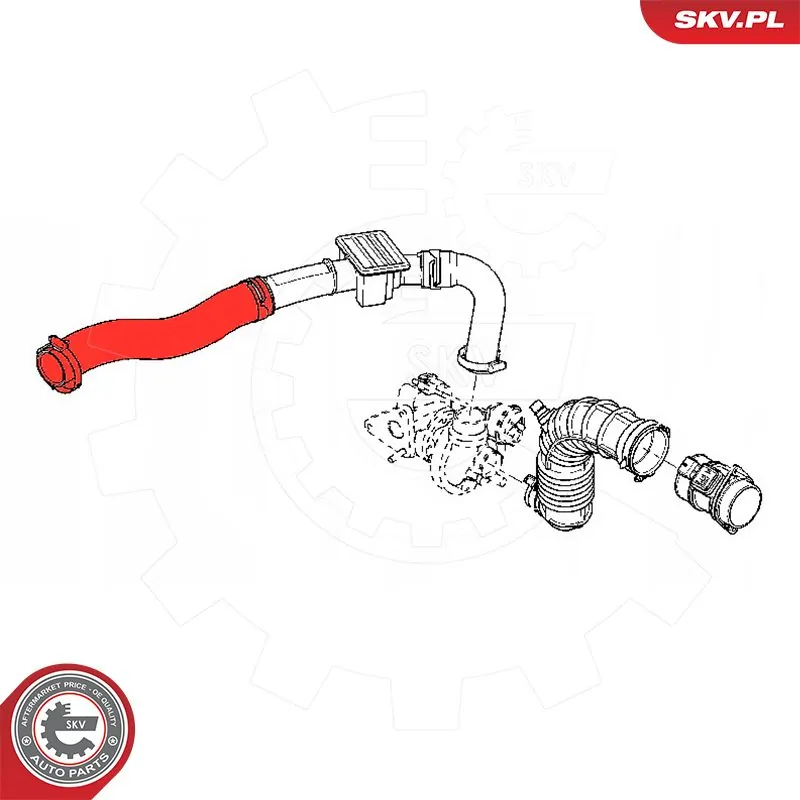 Charge Air Hose 54SKV028