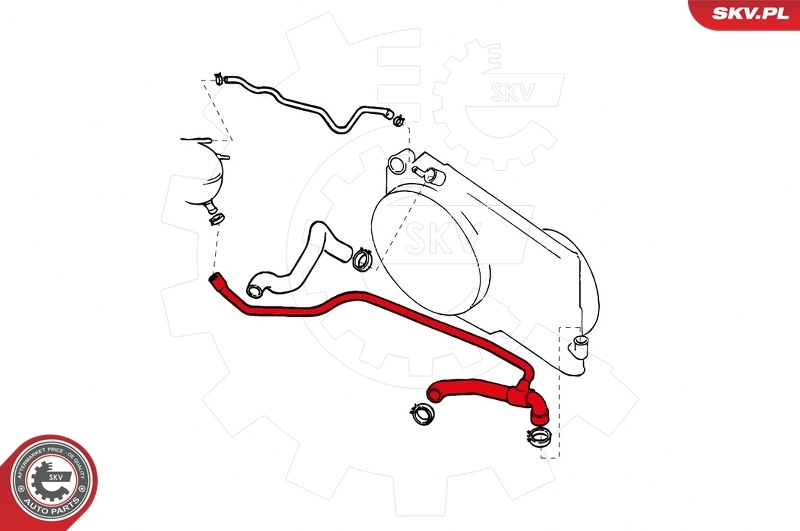Radiator Hose 24SKV330