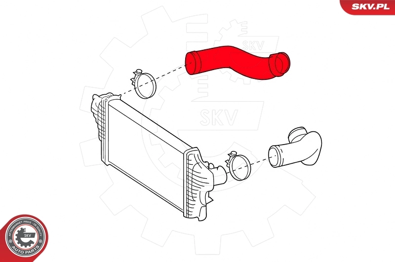 ESEN SKV 24SKV125 Charge Air Hose