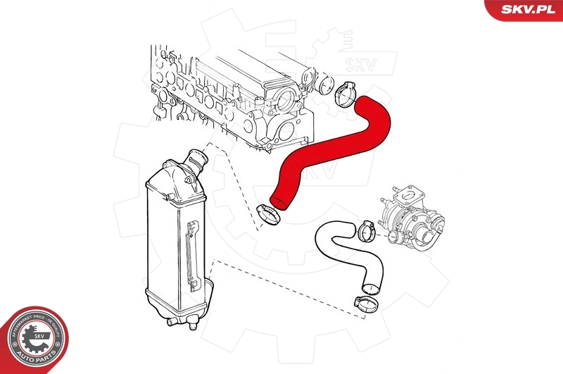 Charge Air Hose 24SKV925