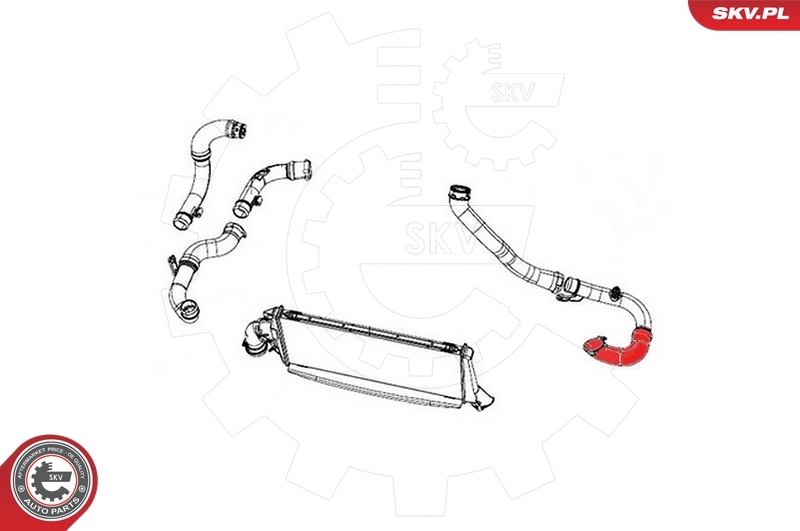 Charge Air Hose 43SKV380