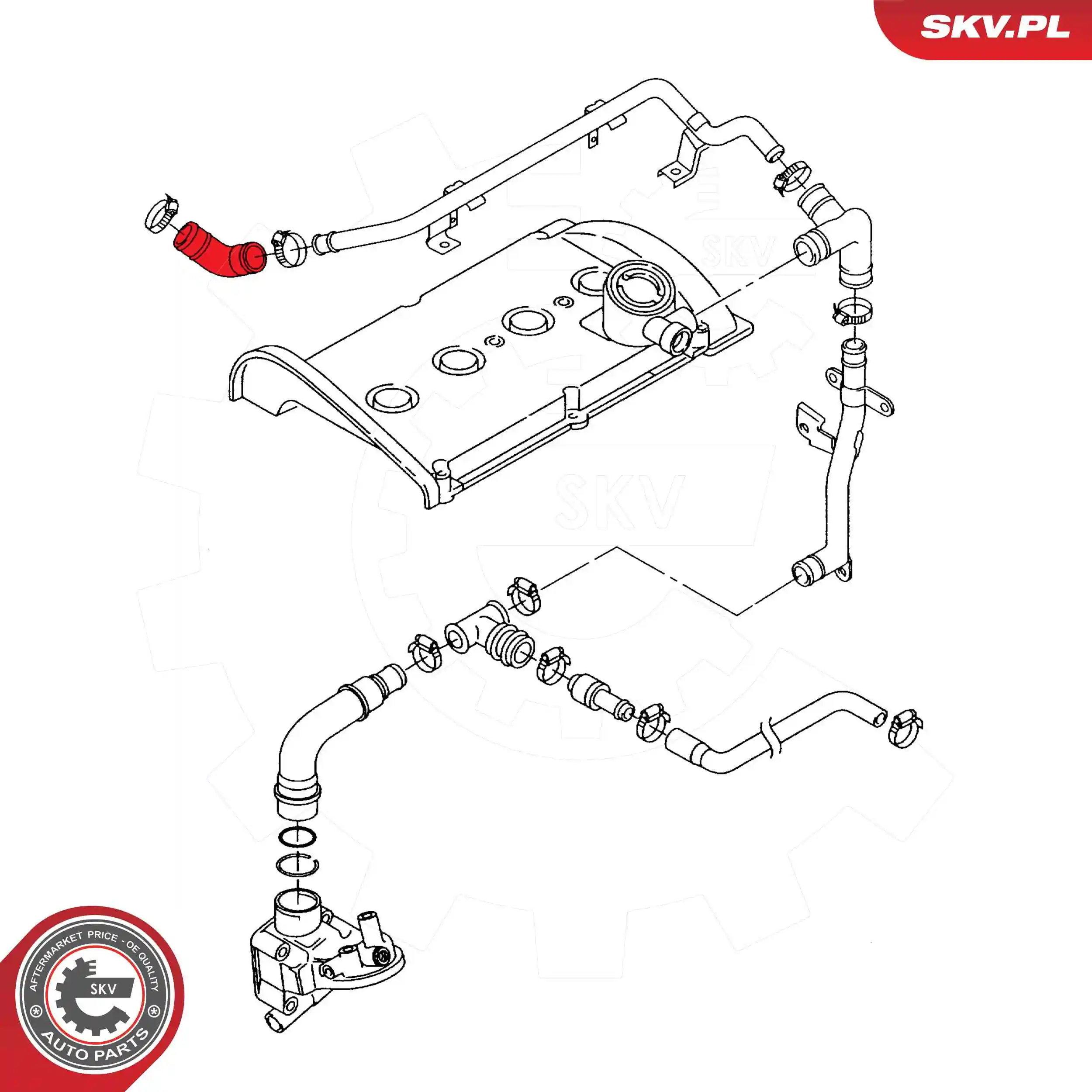 Hose, crankcase ventilation 54SKV752