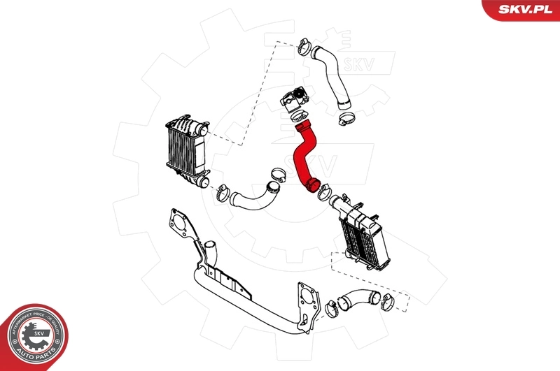 Charge Air Hose 24SKV109