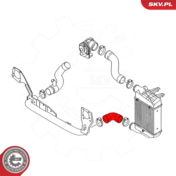 ESEN SKV 43SKV453 Charge Air Hose
