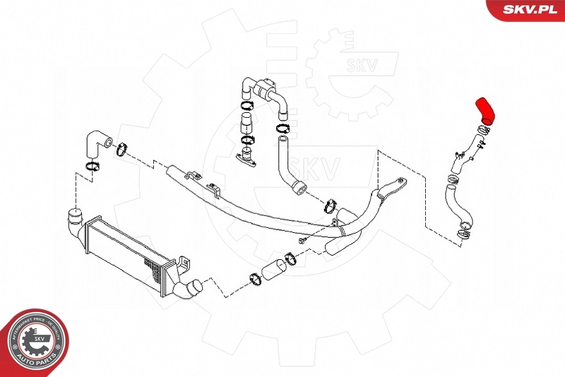ESEN SKV 43SKV313 Charge Air Hose
