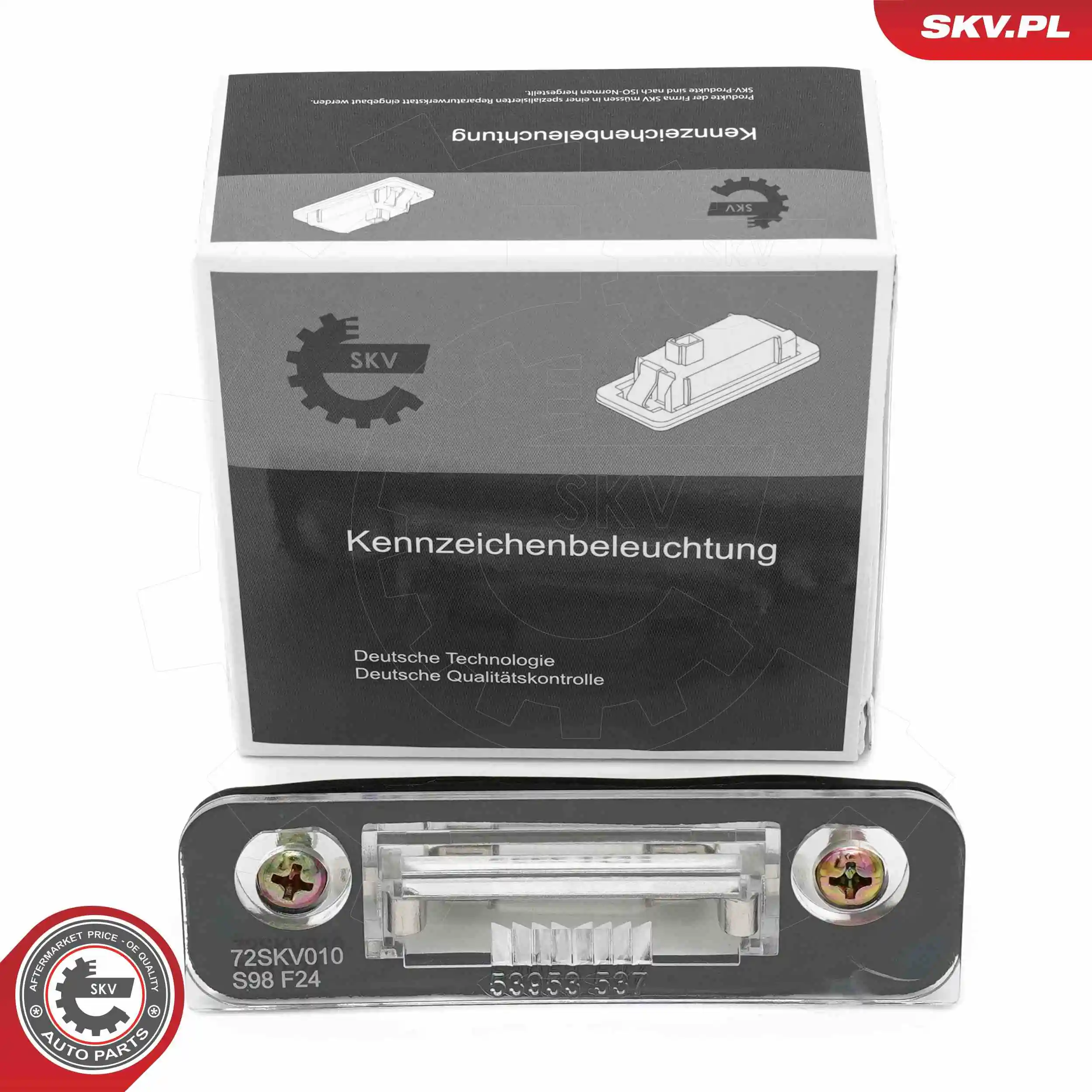 Licence Plate Light 72SKV010