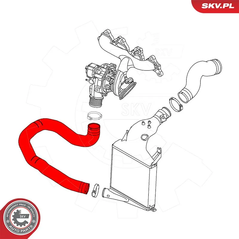 Charge Air Hose 54SKV027