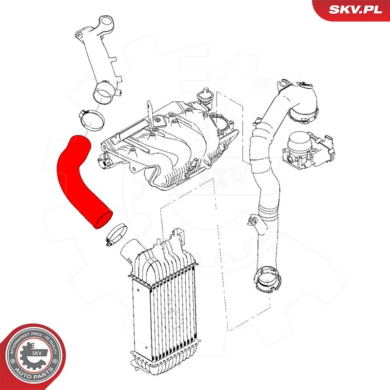 Charge Air Hose 54SKV020