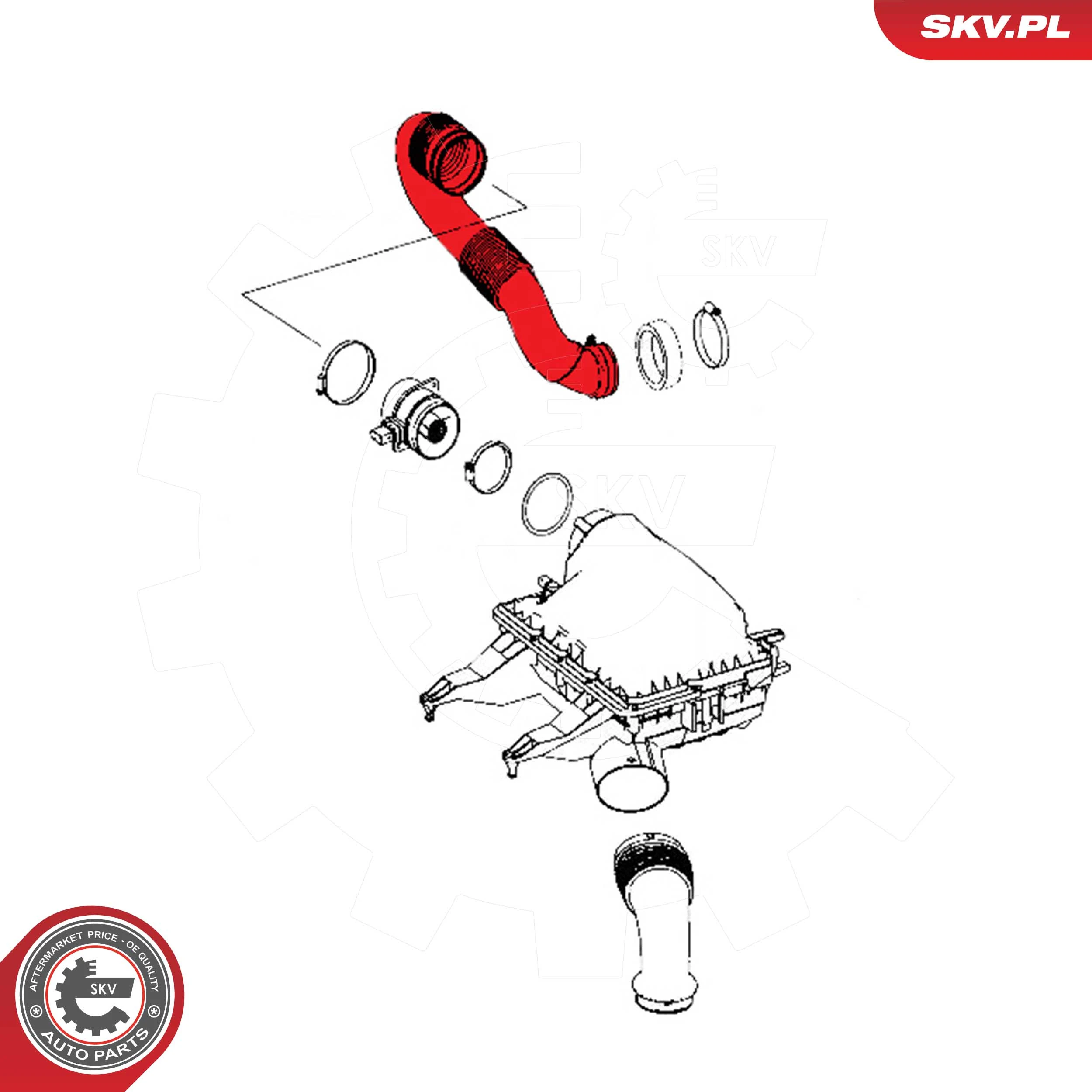 Charge Air Hose 54SKV220