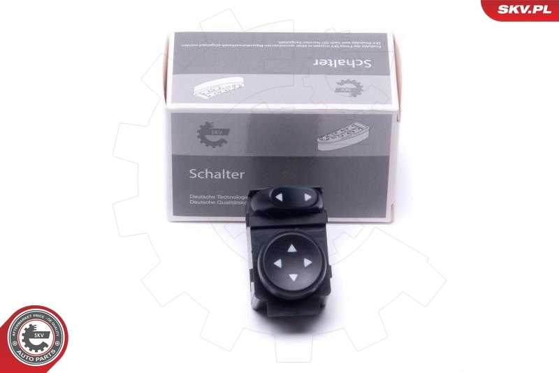 Switch, exterior rearview mirror adjustment 37SKV619