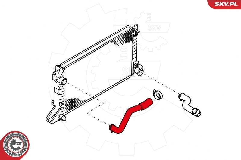 Radiator Hose 24SKV334