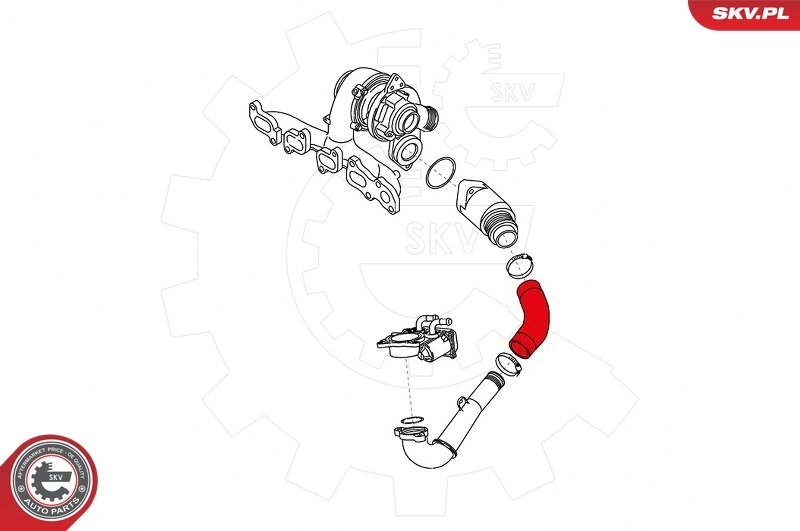 Charge Air Hose 24SKV610