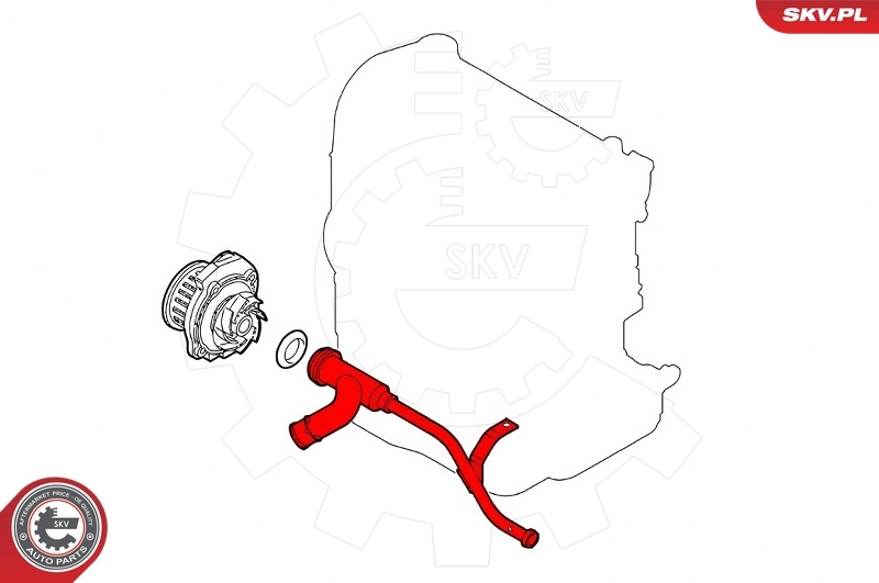 Coolant Pipe 43SKV757