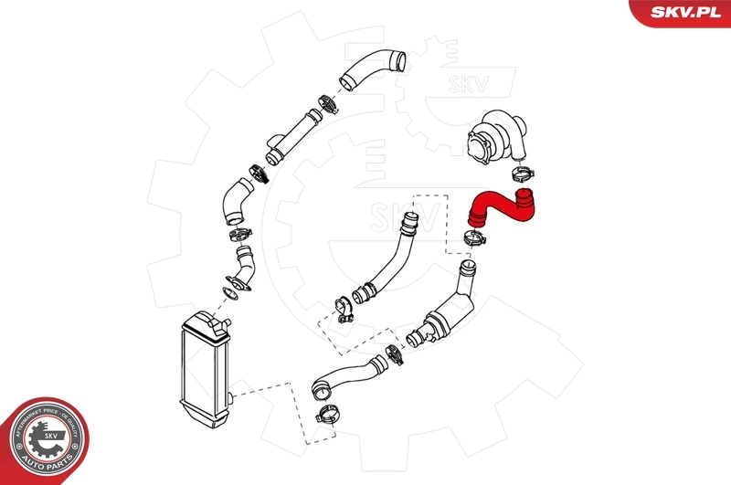 Charge Air Hose 24SKV087