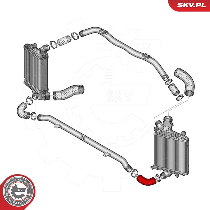 Charge Air Hose 43SKV489