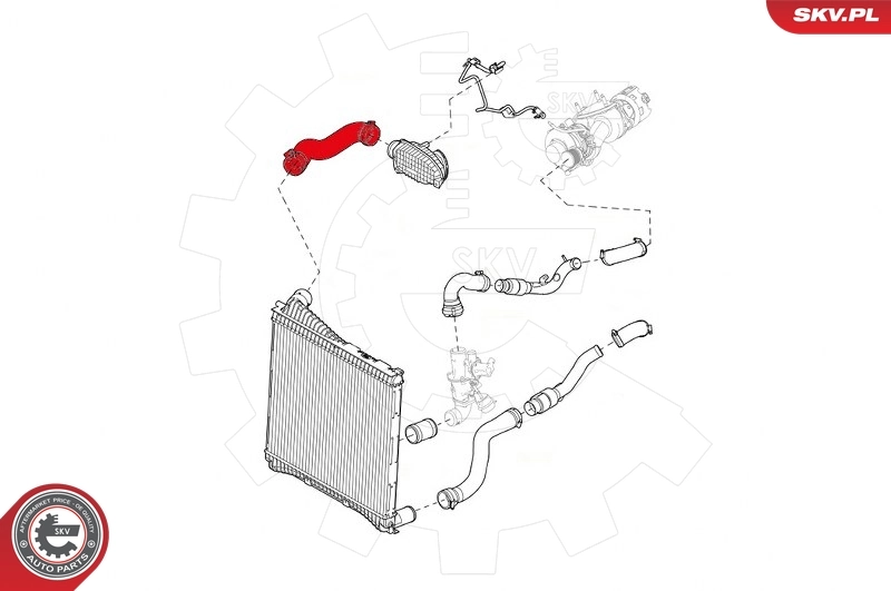 Charge Air Hose 43SKV104