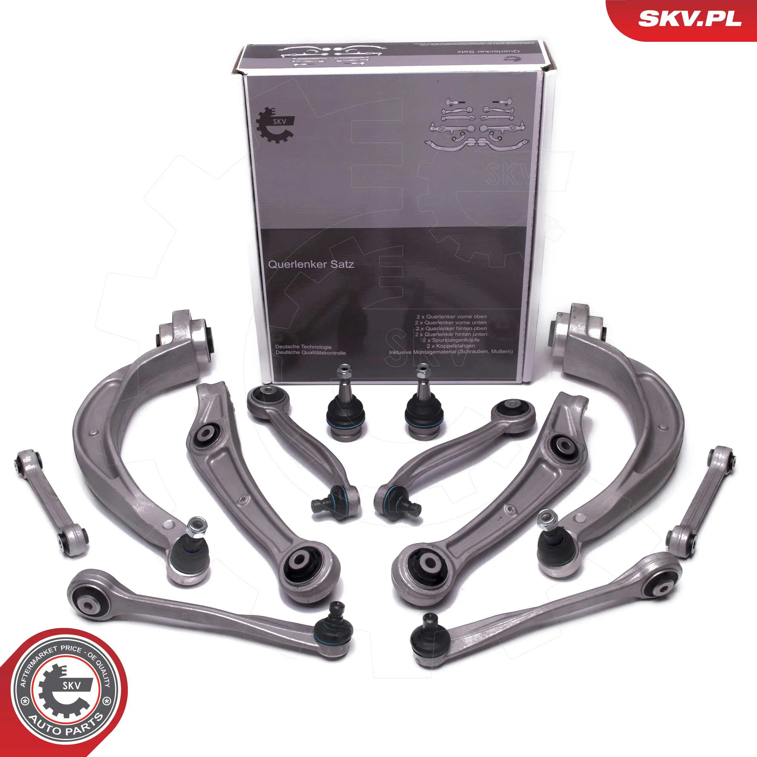 Control/Trailing Arm Kit, wheel suspension 04SKV690