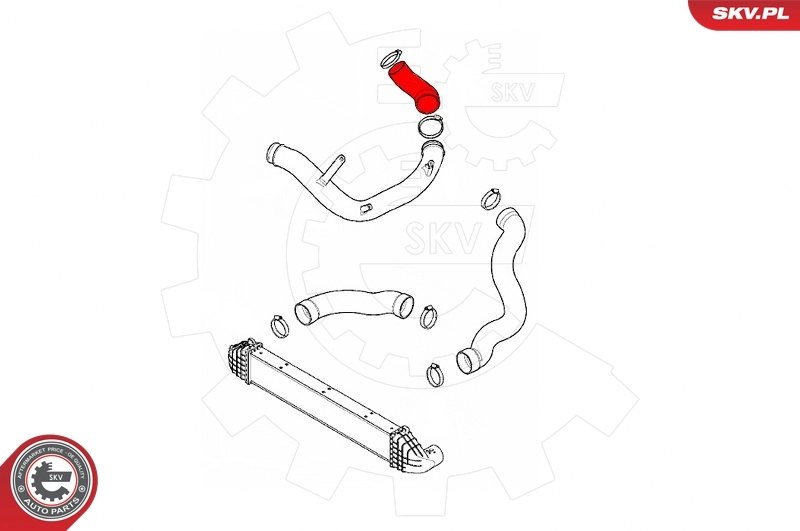 Charge Air Hose 43SKV180