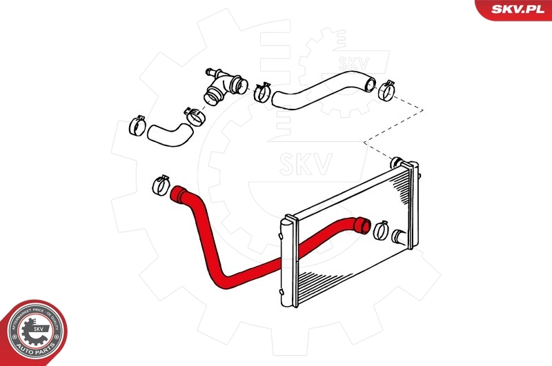 Radiator Hose 24SKV317