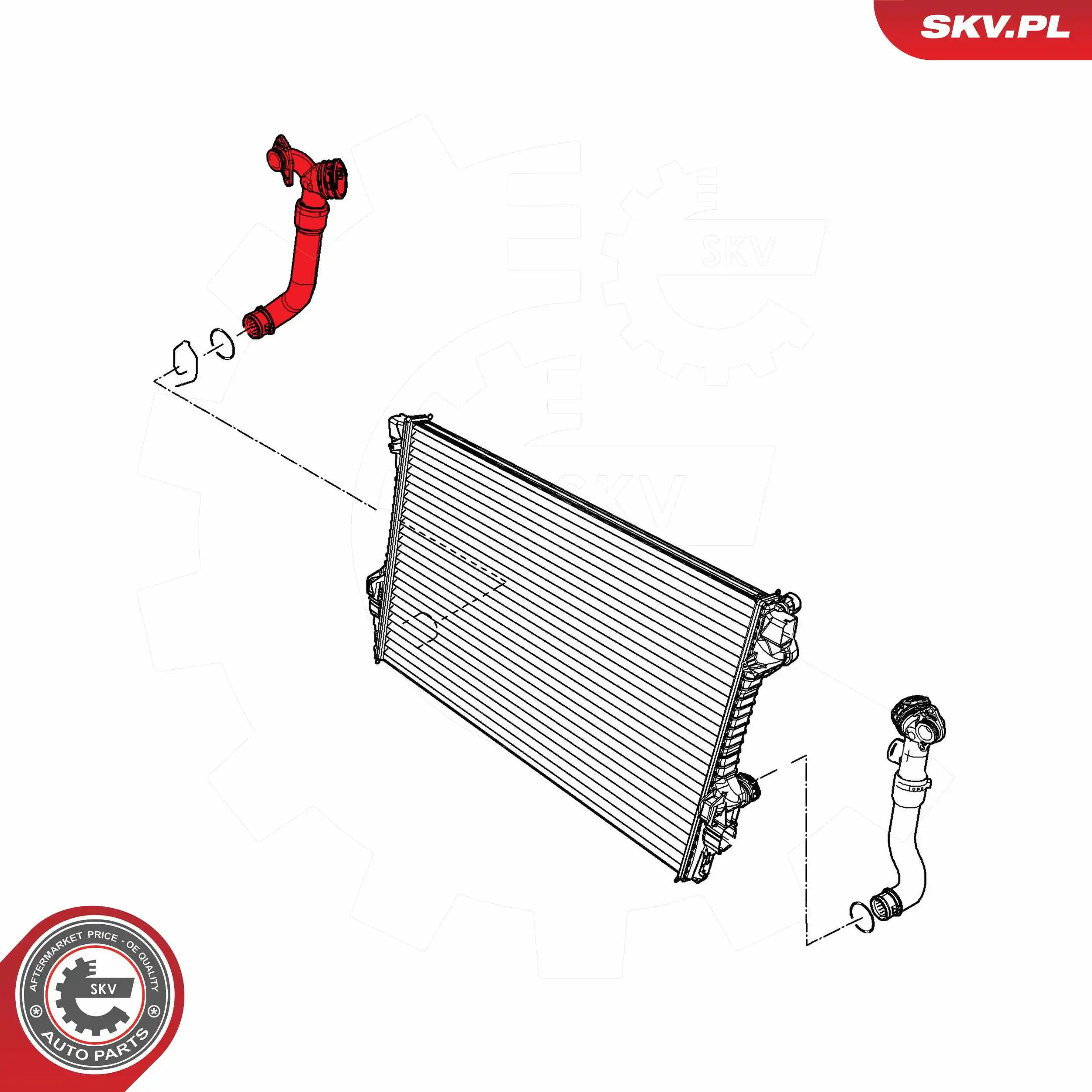 ESEN SKV 54SKV400 Charge Air Hose