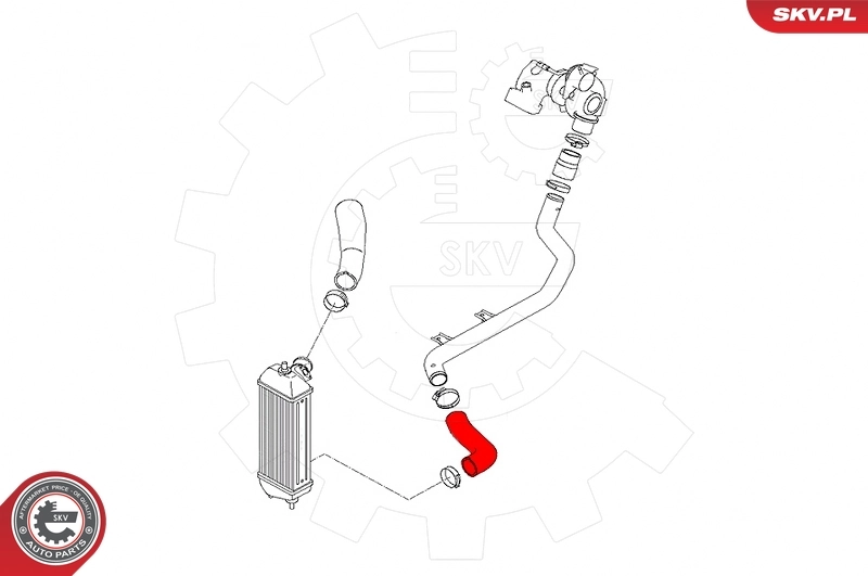 Charge Air Hose 24SKV588