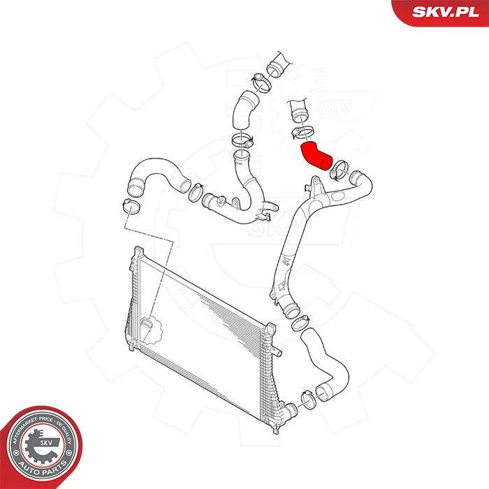 Charge Air Hose 43SKV451