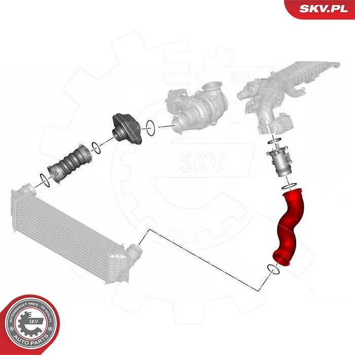 ESEN SKV 43SKV426 Charge Air Hose