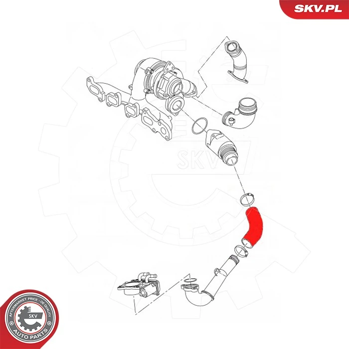 ESEN SKV 43SKV445 Charge Air Hose