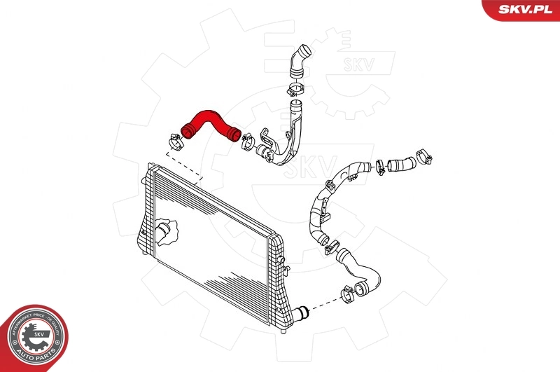 ESEN SKV 24SKV644 Charge Air Hose
