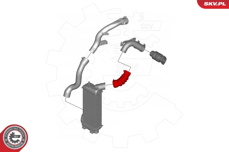 ESEN SKV 43SKV372 Charge Air Hose