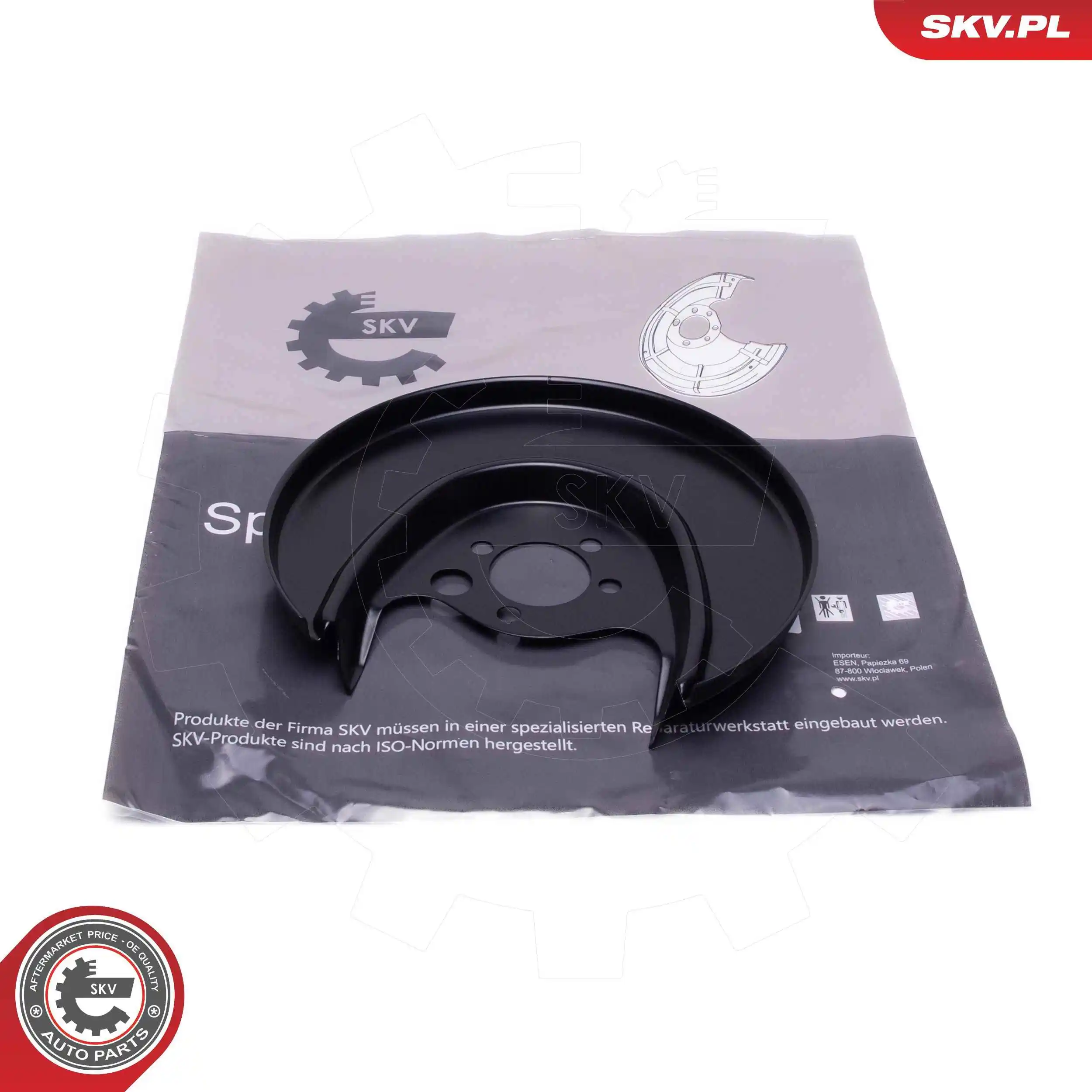 Splash Guard, brake disc 57SKV737