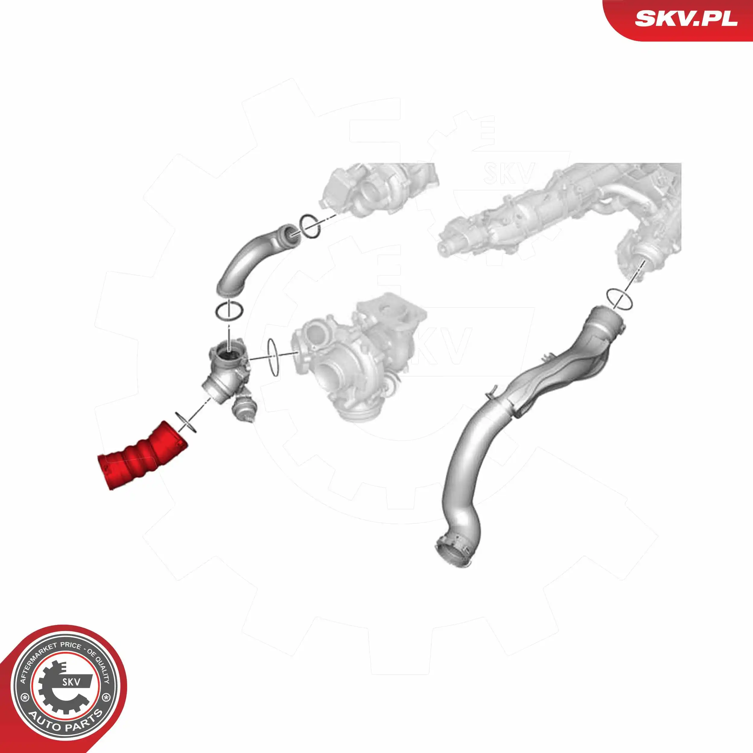 ESEN SKV 54SKV413 Charge Air Hose