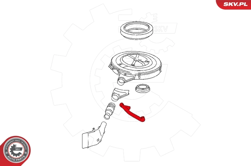 ESEN SKV 31SKV118 Oil Hose
