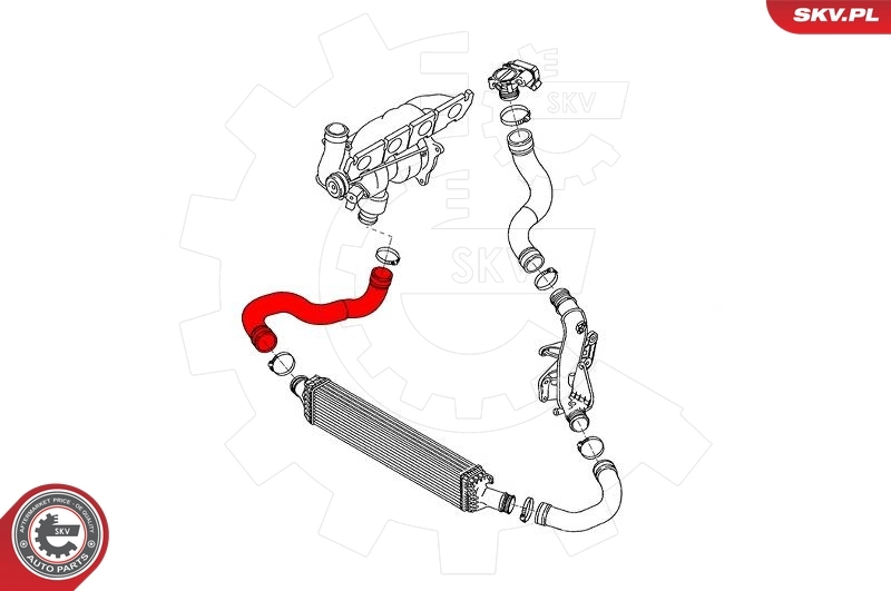 ESEN SKV 43SKV236 Charge Air Hose