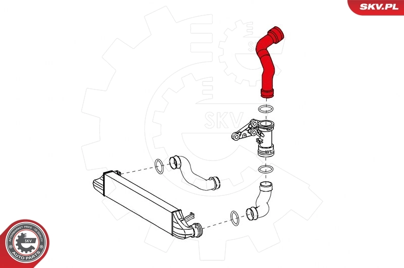 ESEN SKV 24SKV694 Charge Air Hose
