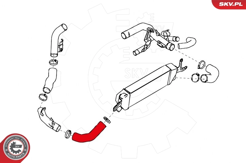Charge Air Hose 24SKV956