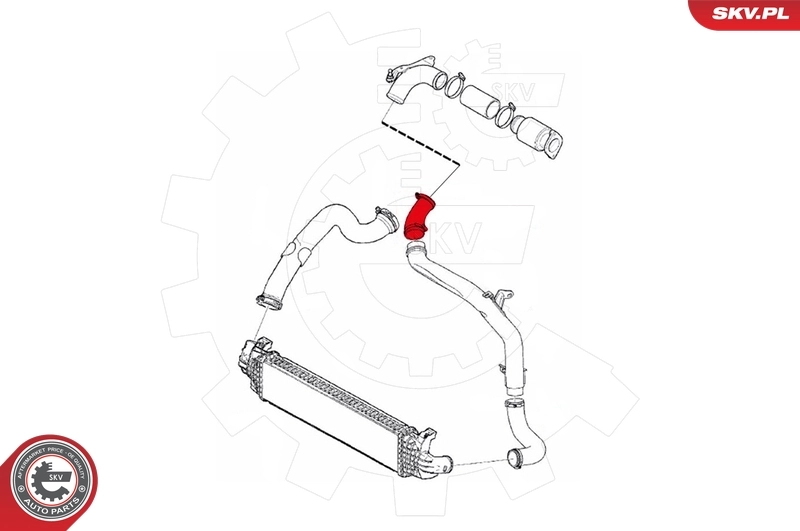 Charge Air Hose 43SKV059